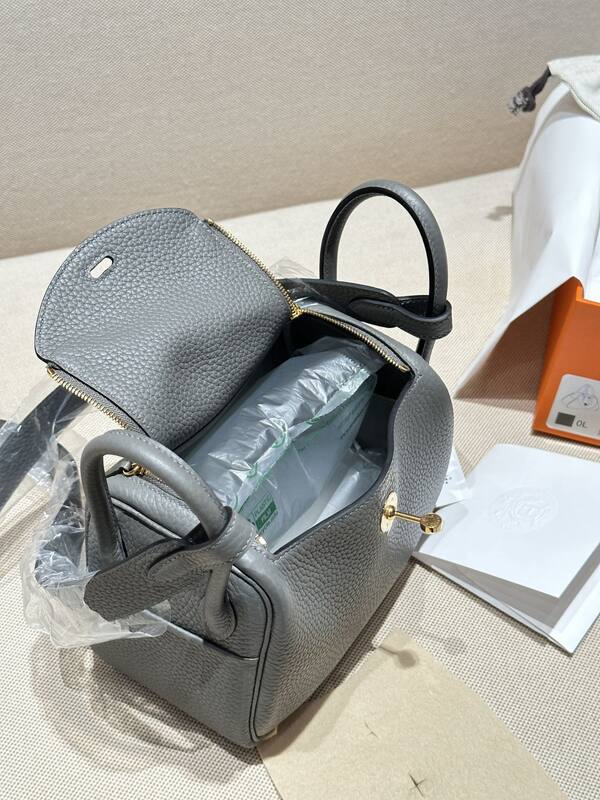 Hermes Lindy Grey mini shoulder — AAA Quality Replica