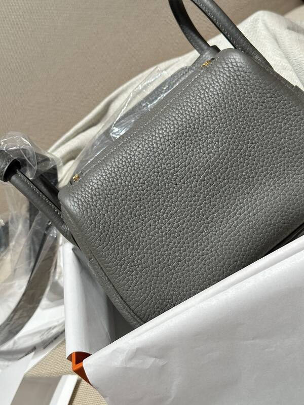Hermes Lindy Grey mini shoulder — AAA Quality Replica