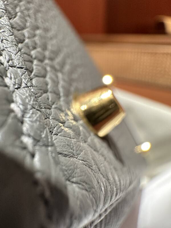 Hermes Lindy Grey mini shoulder — AAA Quality Replica