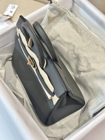 Hermes Birkin 25 Gray Togo 25 handbag 1 1 Replica