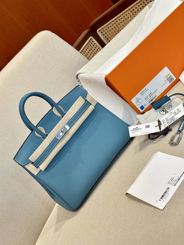 Hermes Birkin Blue Jean everyday — Top Quality Replica