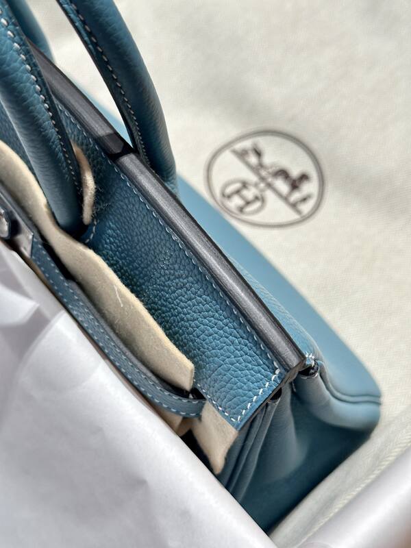 Hermes Birkin Blue Jean everyday — Top Quality Replica