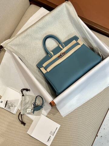 Hermes Birkin Blue Jean 25cm everyday Top Quality Replica