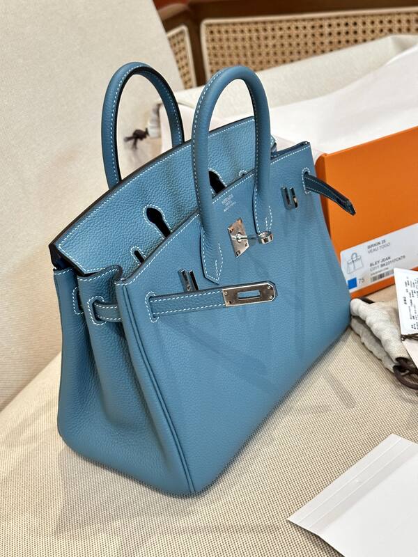Hermes Birkin Blue Jean everyday — Top Quality Replica