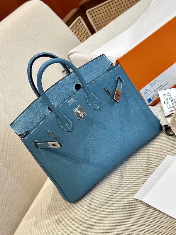 Hermes Birkin Blue Jean everyday — Top Quality Replica