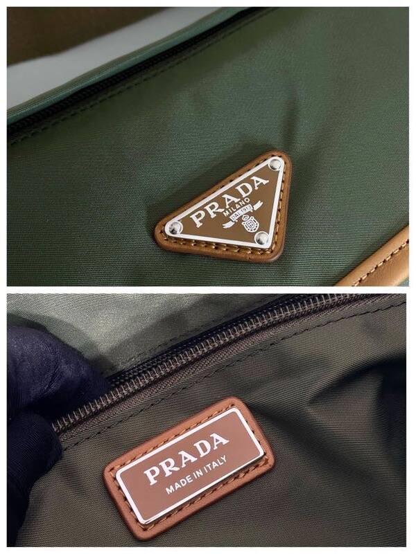 Prada Green 25x18x10cm shoulder bag — Premium Replica