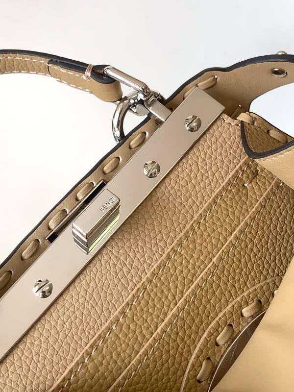 Fendi Peekaboo Beige 33x22x14cm shoulder bag — 1:1 Replica