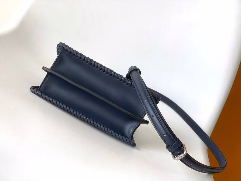 Fendi Peekaboo Blue 33x22x14cm shoulder bag — Top Quality Replica