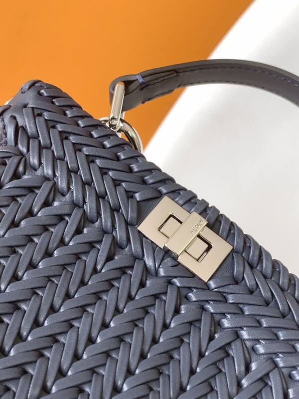 Fendi Peekaboo Blue 33x22x14cm shoulder bag — Top Quality Replica