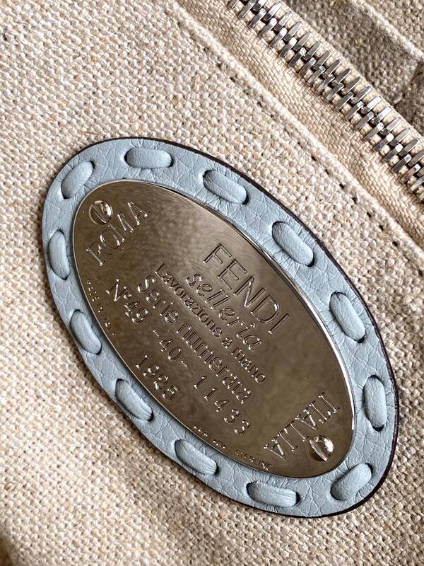 Fendi Blue 25x18x10cm shoulder bag — Top Quality Replica