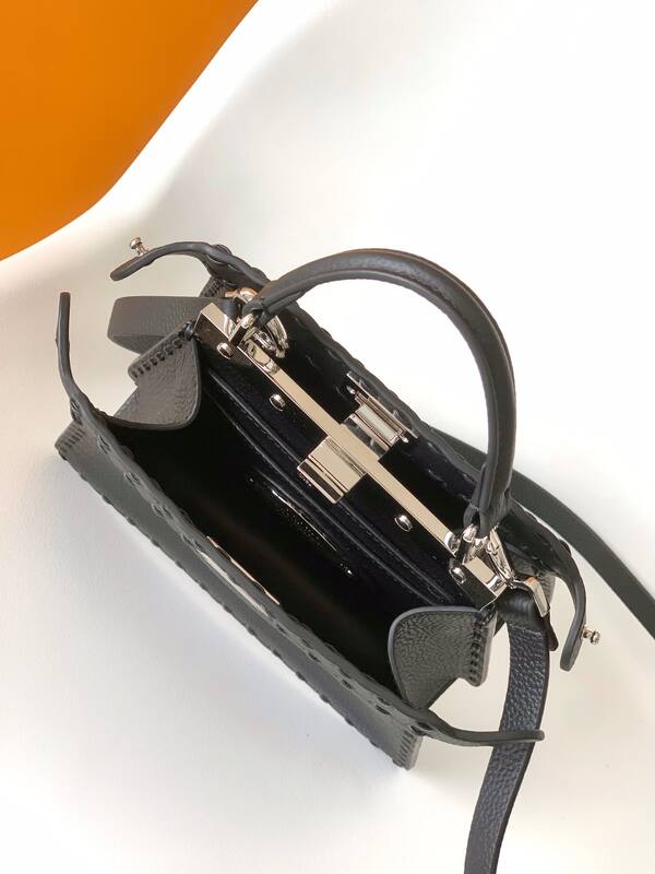 Fendi Peekaboo Black 33x22x14cm shoulder bag — Top Quality Replica