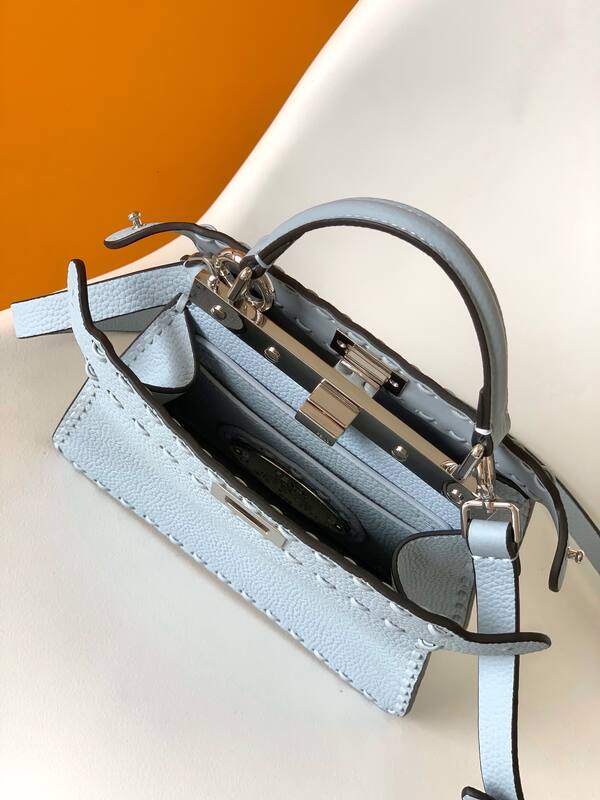 Fendi Peekaboo Blue 33x22x14cm shoulder bag — AAA Quality Replica