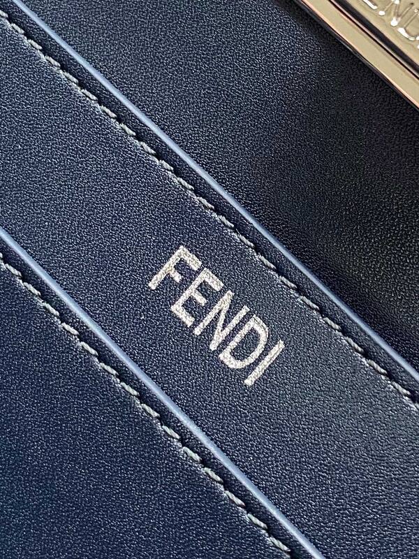 Fendi Peekaboo Blue 33x22x14cm shoulder bag — 1:1 Replica