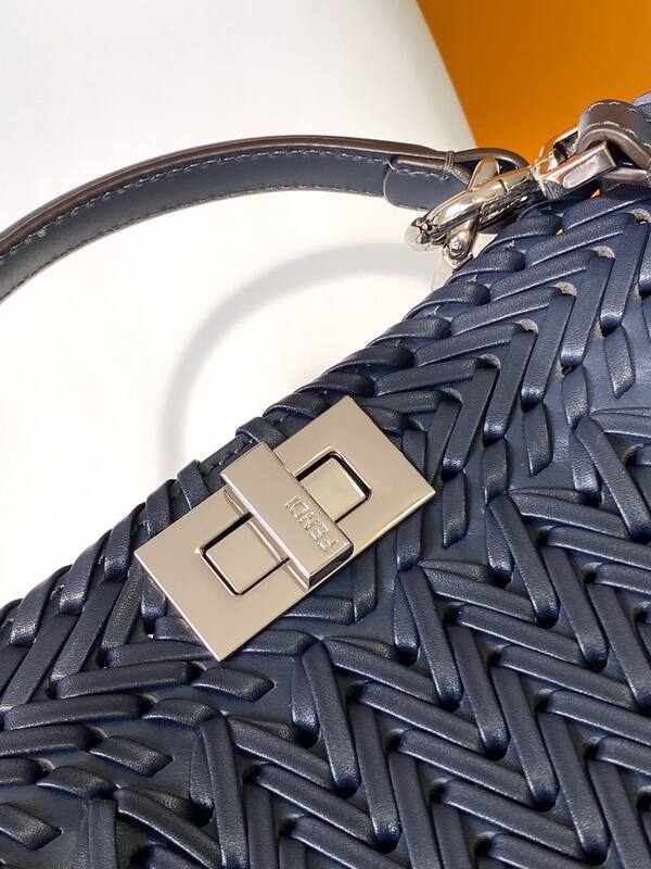 Fendi Peekaboo Blue 33x22x14cm shoulder bag — 1:1 Replica