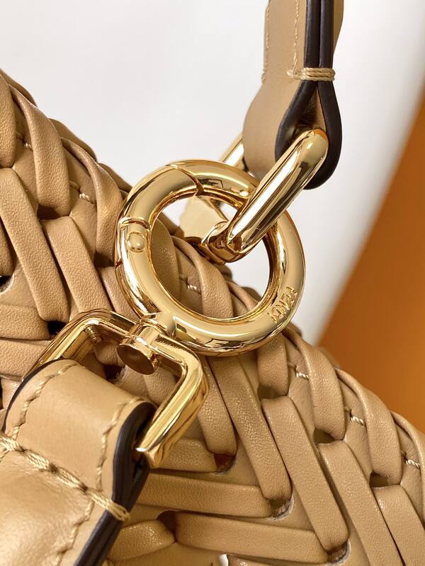Fendi Peekaboo Beige 33x22x14cm shoulder bag — Premium Replica