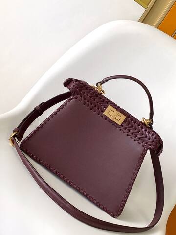 Fendi Peekaboo 33x22x14cm shoulder bag AAA Quality Replica