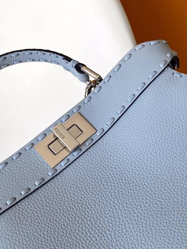 Fendi Peekaboo Blue 33x22x14cm shoulder bag — 1:1 Replica