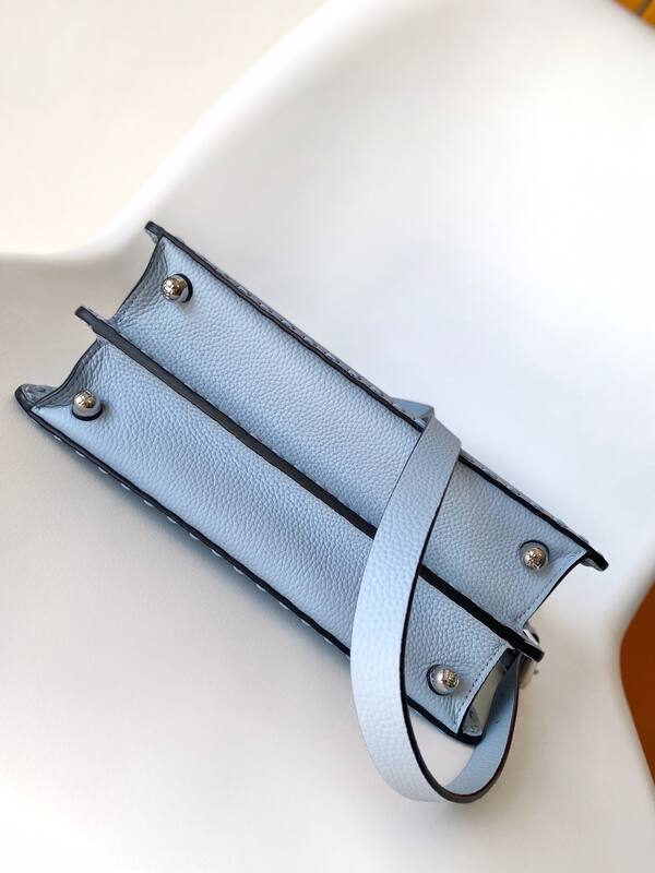 Fendi Peekaboo Blue 33x22x14cm shoulder bag — 1:1 Replica