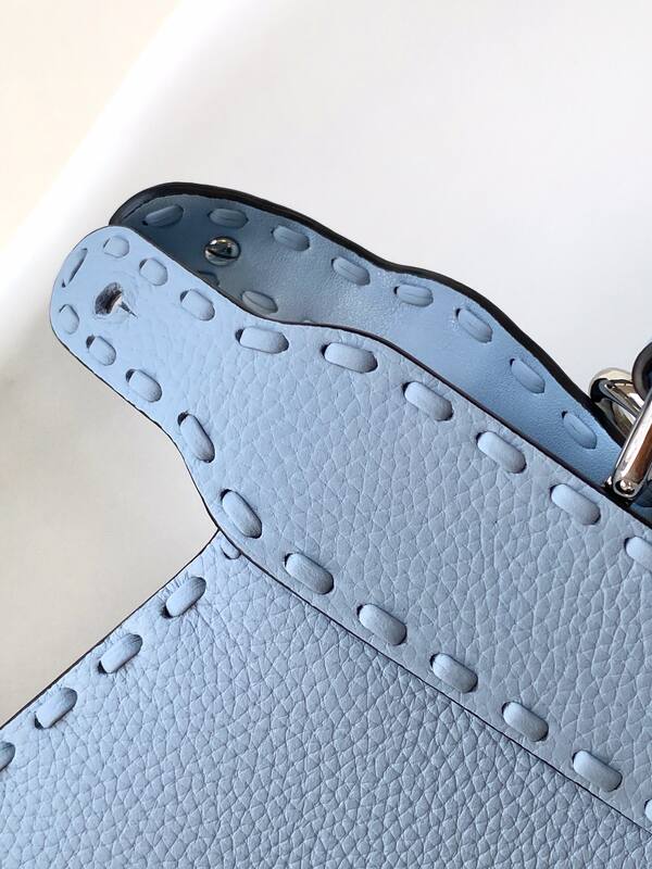 Fendi Peekaboo Blue 33x22x14cm shoulder bag — 1:1 Replica