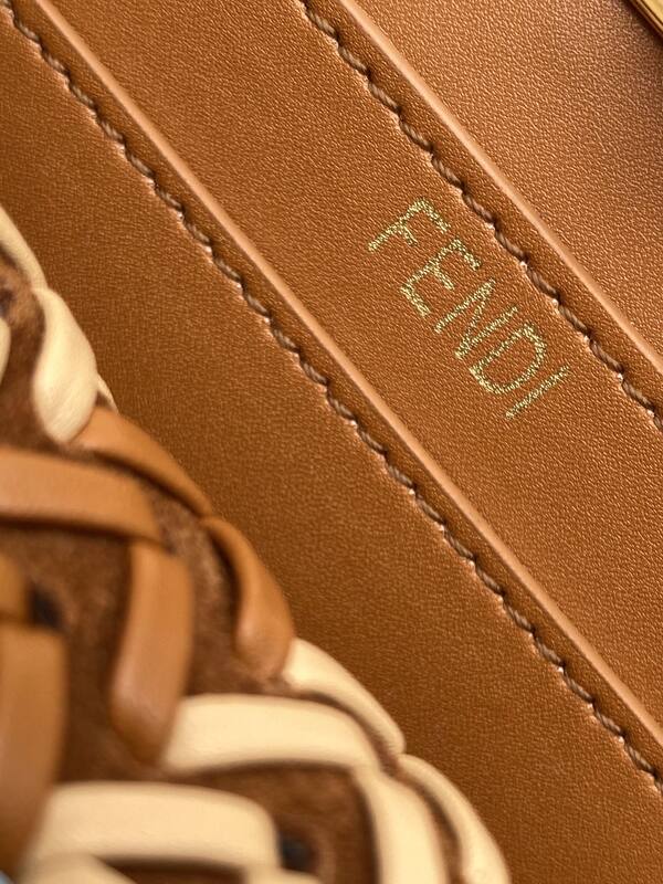Fendi Peekaboo Brown 33x22x14cm shoulder bag — AAA Quality Replica