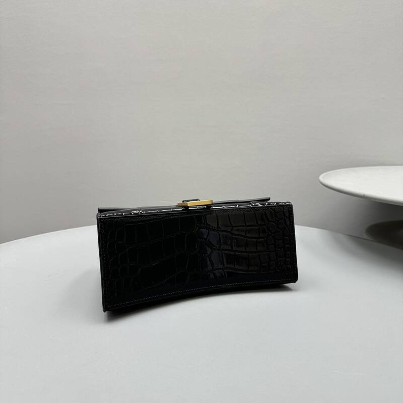 Balenciaga Hourglass Black 23x14x10cm shoulder bag — 1:1 Replica