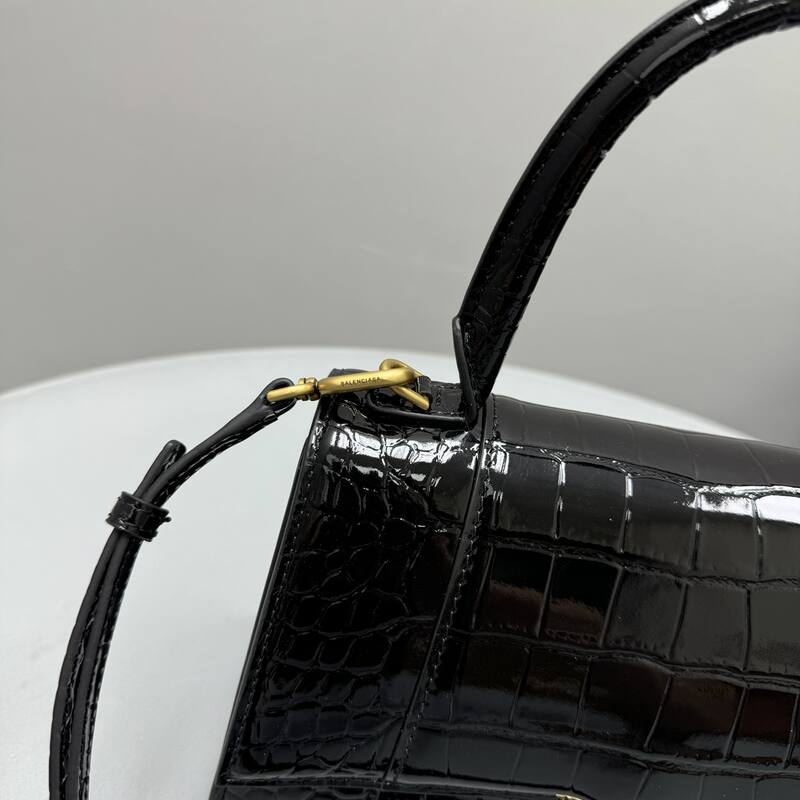 Balenciaga Hourglass Black 23x14x10cm shoulder bag — 1:1 Replica