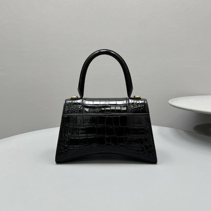 Balenciaga Hourglass Black 23x14x10cm shoulder bag — 1:1 Replica