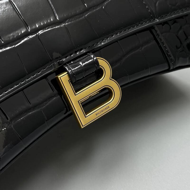 Balenciaga Hourglass Black 23x14x10cm shoulder bag — 1:1 Replica