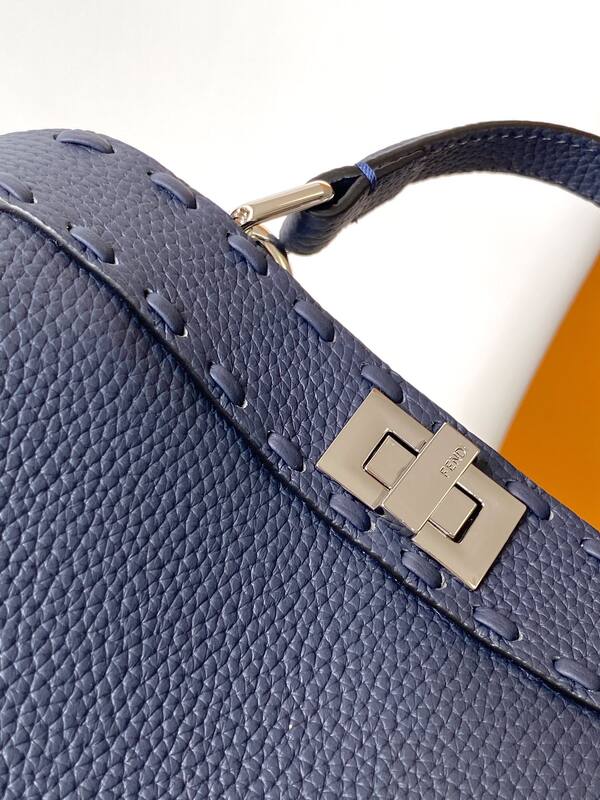 Fendi Peekaboo Blue 33x22x14cm shoulder bag — AAA Quality Replica