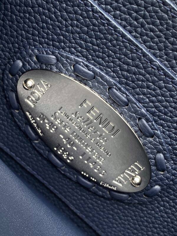Fendi Peekaboo Blue 33x22x14cm shoulder bag — AAA Quality Replica