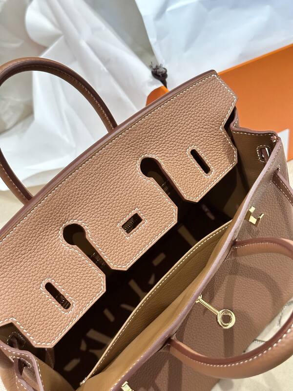 Hermes Birkin Gold Brown everyday — Premium Replica