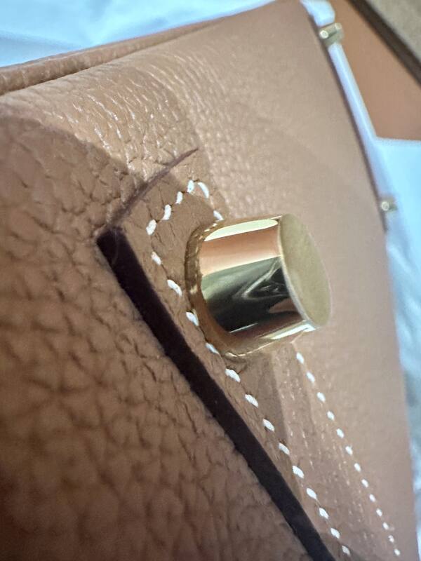 Hermes Birkin 25 Gold Togo 25 everyday — AAA Quality Replica