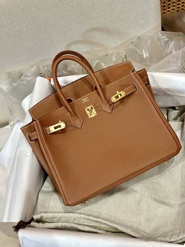 Hermes Birkin 25 Gold Togo 25 everyday — AAA Quality Replica