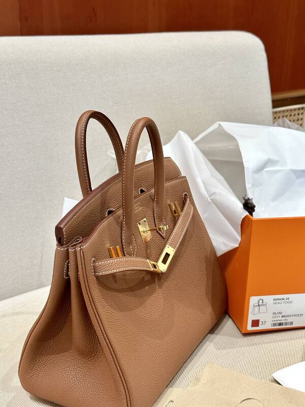 Hermes Birkin 25 Gold Togo 25 everyday — AAA Quality Replica