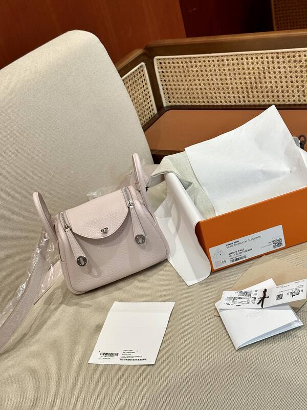 Hermes Lindy Light pink shoulder — 1:1 Replica