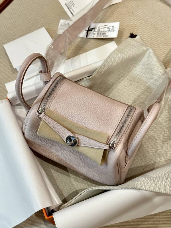 Hermes Lindy Light pink shoulder — 1:1 Replica
