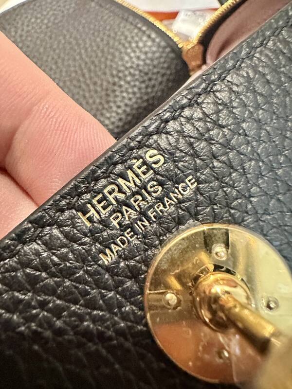 Hermes Lindy Black mini shoulder — Premium Replica