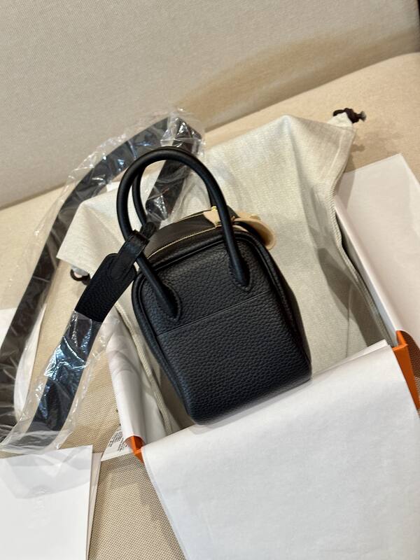 Hermes Lindy Black mini shoulder — Premium Replica