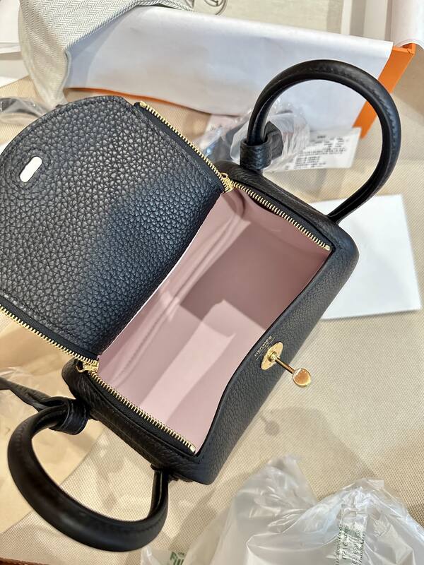 Hermes Lindy Black mini shoulder — Premium Replica