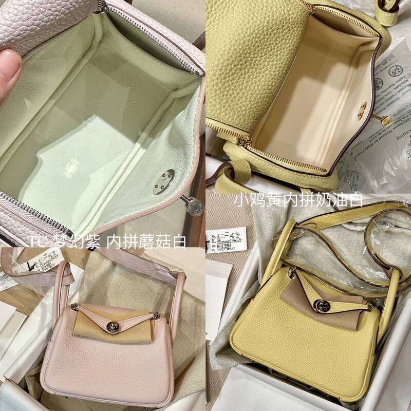 Hermes Mini Lindy Multiple colors mini shoulder — Premium Replica