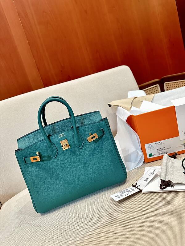 Hermes Birkin 25 Green Togo 25 handbag — Premium Replica