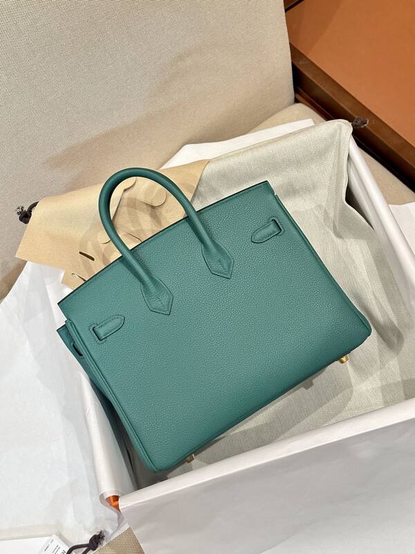 Hermes Birkin 25 Green Togo 25 handbag — Premium Replica