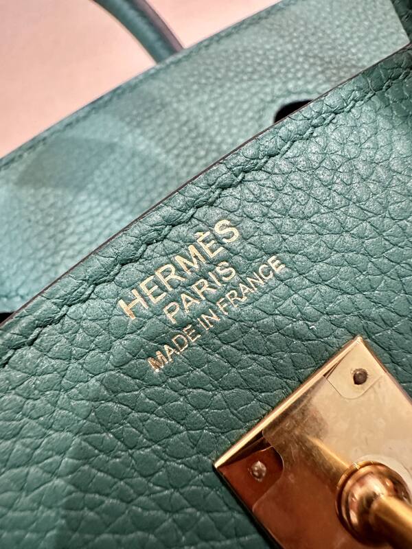 Hermes Birkin 25 Green Togo 25 handbag — Premium Replica