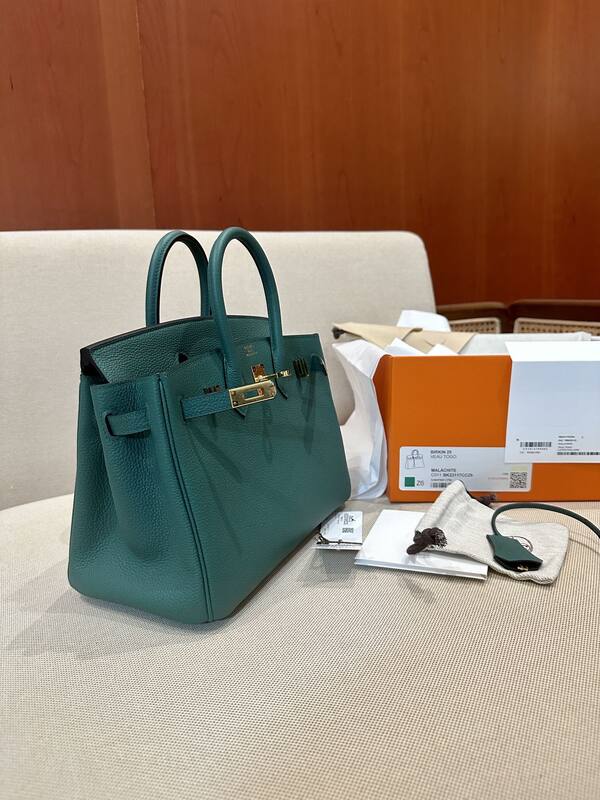 Hermes Birkin 25 Green Togo 25 handbag — Premium Replica