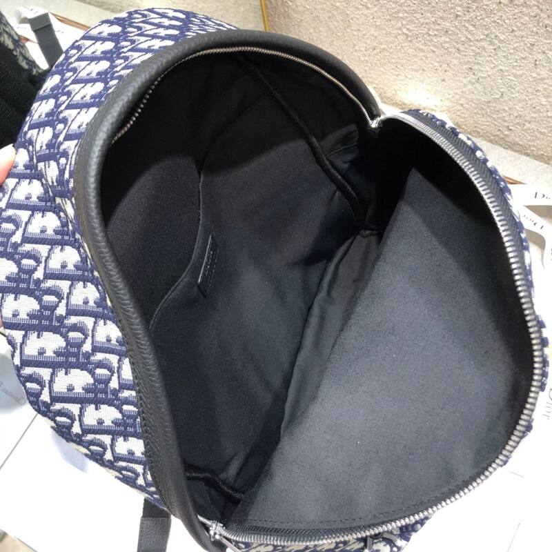 Dior Saddle Backpack Blue Oblique everyday — Top Quality Replica
