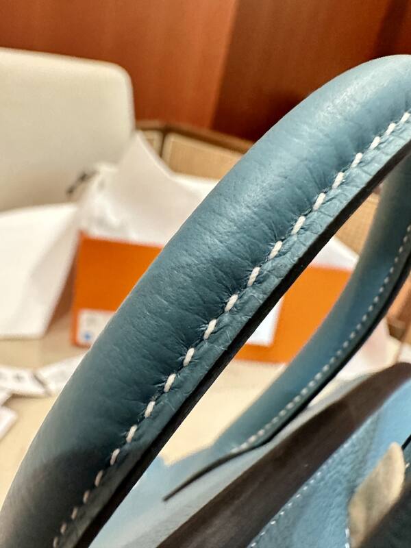 Hermes Birkin Blue handbag — Premium Replica