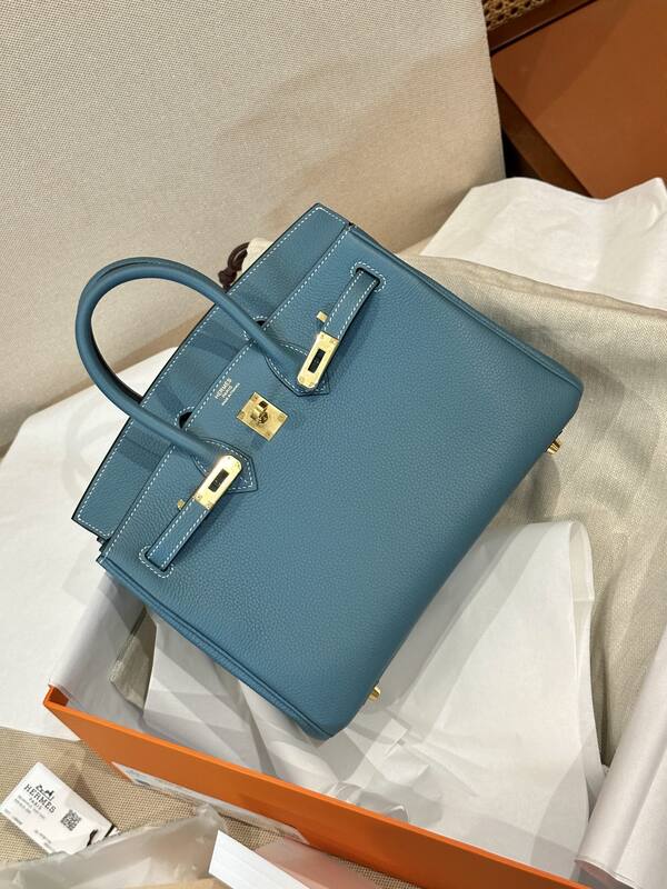 Hermes Birkin Blue everyday — Premium Replica
