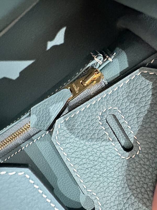Hermes Birkin Blue everyday — Premium Replica