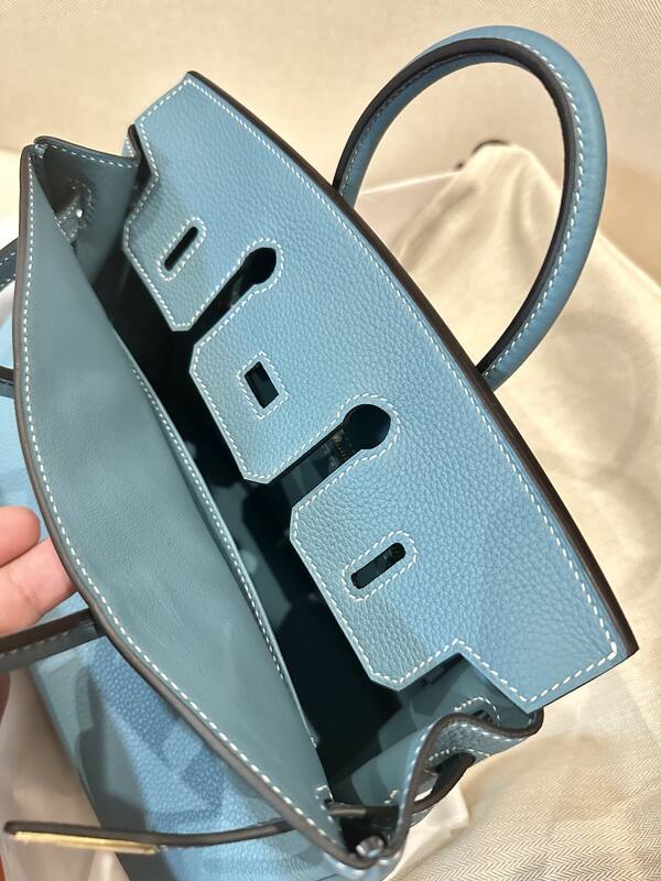 Hermes Birkin Blue everyday — Premium Replica