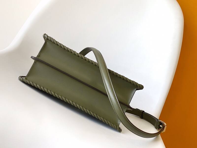 Fendi Peekaboo Green 33x22x14cm shoulder bag — AAA Quality Replica